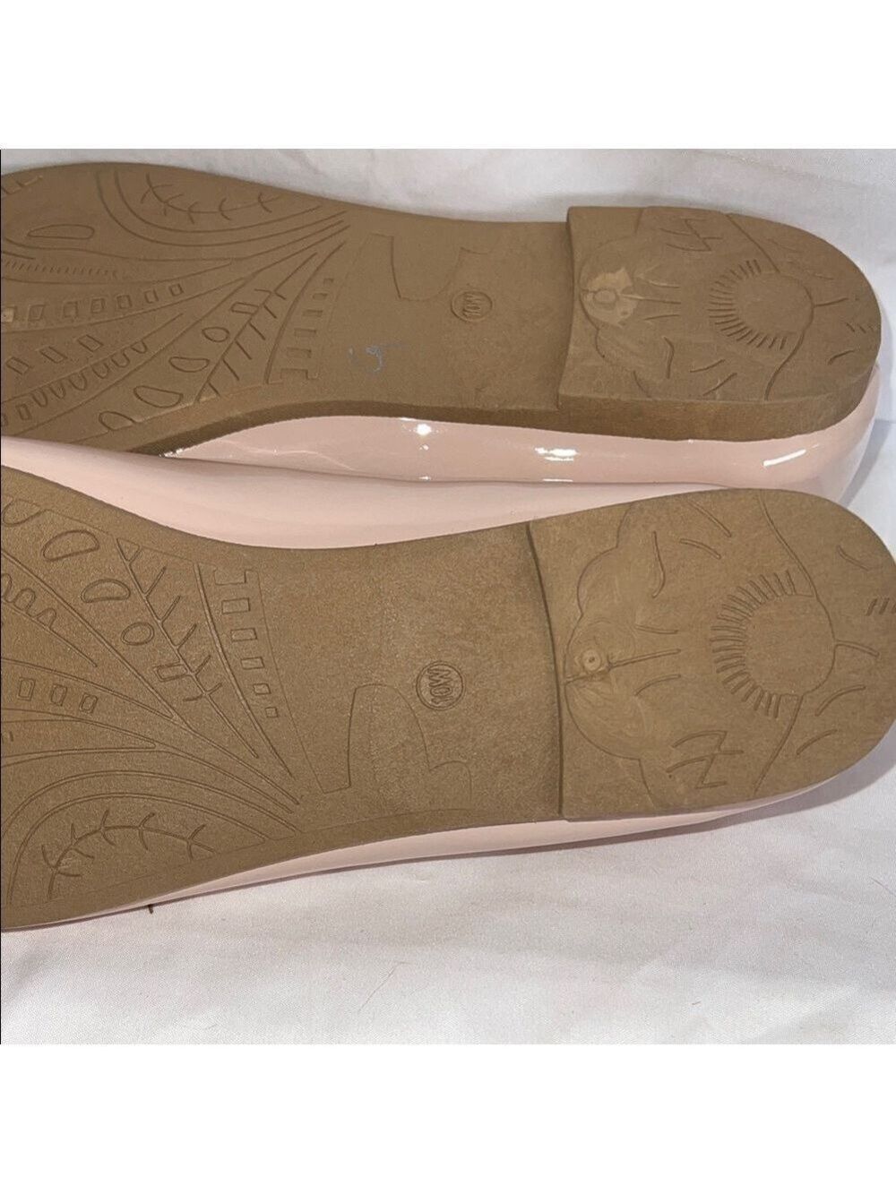 TOP Moda Nude Rhinestone Bow Flats - Picture 9 of 11